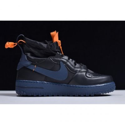 Nike Erkek Air Force 1 High Wtr Siyah / Mavi Kaykay Ayakkabı Türkiye - V9CJ5BWX